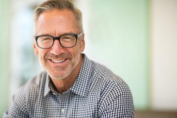 man with dental implants in fairfax va